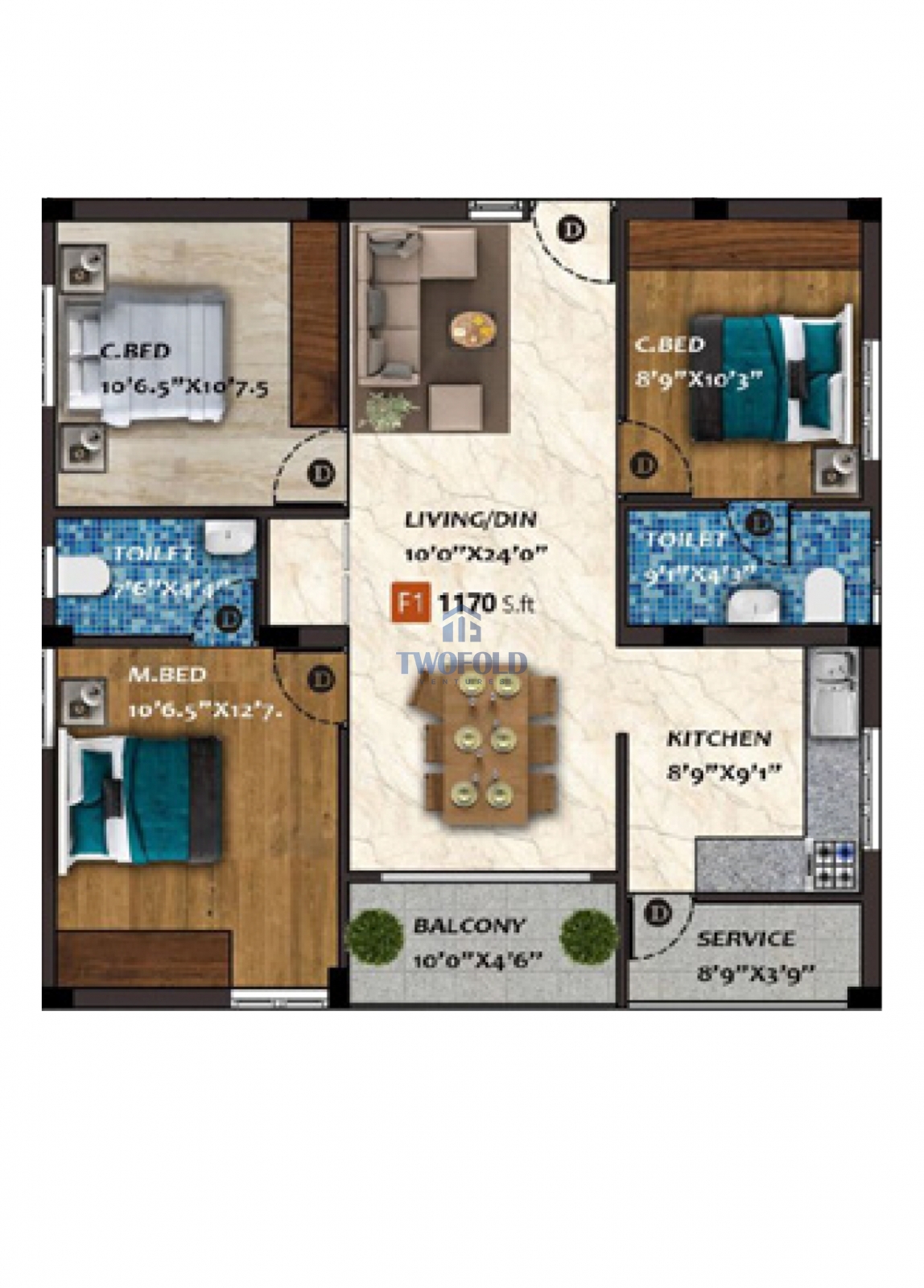 VIVA Housing Vilas Vikas Residential Apartments For Sale In Chennai